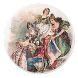 Vintages Bier-Werbeplakat Keramikknauf