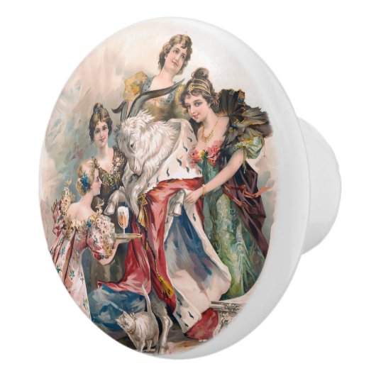 Vintages Bier-Werbeplakat Keramikknauf (Rechts)