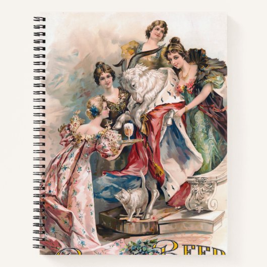 Vintages Bier-Werbeplakat Notizblock (Vorderseite)