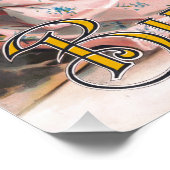 Vintages Bier-Werbeplakat Poster (Ecke)