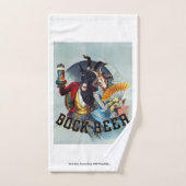 Vintages Bierposter Badhandtuch Set (Handtuch)