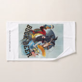 Vintages Bierposter Badhandtuch Set (Handtuch)