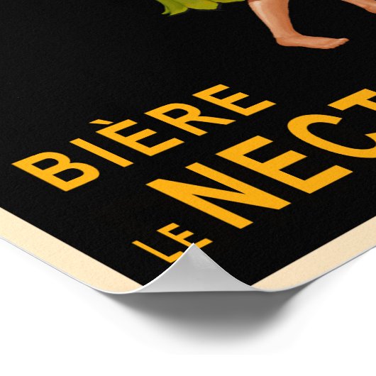 Vintages Bierposter Poster (Ecke)