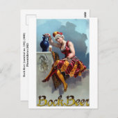 Vintages Bierposter Postkarte (Vorne/Hinten)