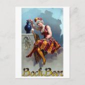 Vintages Bierposter Postkarte (Vorderseite)