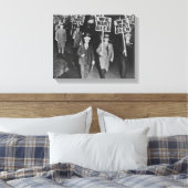 Vintages Bierverbot, Wir Wollte Bier, Bierkunst Leinwanddruck (Insitu (Schlafzimmer))