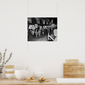 Vintages Bierverbot, Wir Wollte Bier, Bierkunst Poster (Küche)