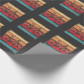 Vintages Bike Art Radfahren Lover Geschenkpapier (Ecke)