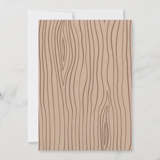 Vintages Bike-Geburtstagsthema Einladung (Rückseite)