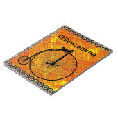 Vintages Bike-Notebook Notizblock (Linke Seite)