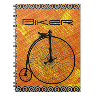 Vintages Bike-Notebook Notizblock