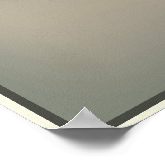 Vintages Bike-Poster Poster (Ecke)