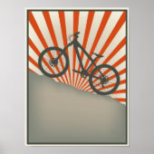 Vintages Bike-Poster Poster (Vorne)