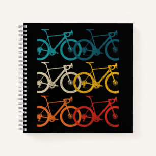 Vintages Bike Rad Racing Rad Notizblock