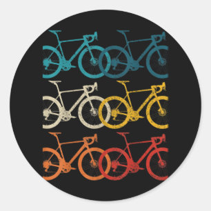 Vintages Bike Rad Racing Rad Runder Aufkleber