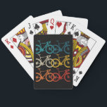 Vintages Bike Rad Racing Rad Spielkarten<br><div class="desc">Vintages Bike Rad Racing Fahrradverleih Geschenk</div>