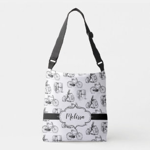 Vintages Bike - Retro Velo Antique Tragetaschen Mit Langen Trägern