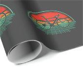 Vintages Bike Vaporwave Retro Fahrrad 80er Geschenkpapier (Rolleneckpunkt)