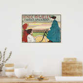 Vintages Bike-Werbeplakat Poster (Küche)