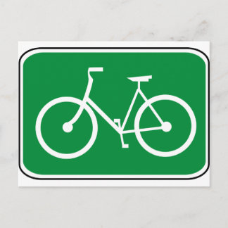 Vintages Bike-Zeichen Postkarte
