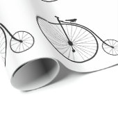 Vintages Bikepapierpapier Geschenkpapier (Rolleneckpunkt)