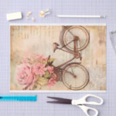 Vintages Biketdesign, Retro Seidenpapier (Handwerk)