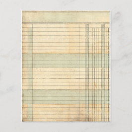 Vintages Bilanzblatt