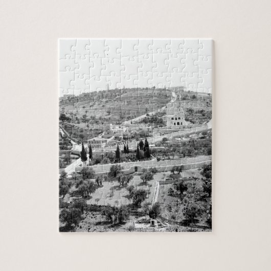 Vintages Bild des Ölbergs Puzzle (Vertikal)