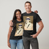 Vintages Bild eines Flappers T-Shirt (Unisex)