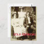 Vintages Bild für Wiedersehen Postkarte (Vorne/Hinten)