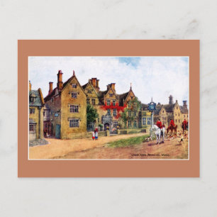 Vintages Bild Lygon Arms Broadway Art Postkarte