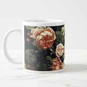 Vintages Bild Stillleben mit Blume Jumbo-Tasse