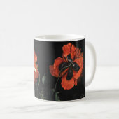 Vintages Bild Stillleben mit Blume Kaffeetasse (VorderseiteRechts)