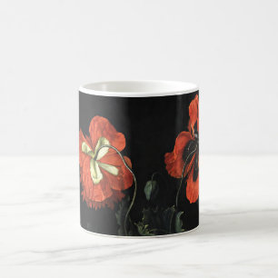 Vintages Bild Stillleben mit Blume Kaffeetasse