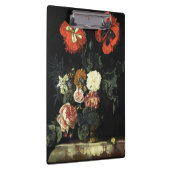 Vintages Bild Stillleben mit Blume Klemmbrett (Rechts)