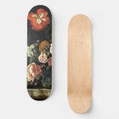 Vintages Bild Stillleben mit Blume Skateboard (Vorderseite)