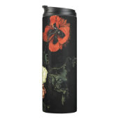 Vintages Bild Stillleben mit Blume Thermosbecher (Nach rechts gedreht)