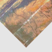 Vintages Bild von Haystack Rock Seidenpapier (Detail)