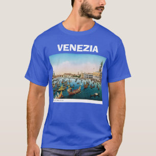 Vintages Bild von Venedig, Italien, 1910 T-Shirt