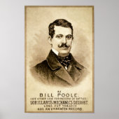 Vintages Bill Poole Boxing Poster (Vorne)