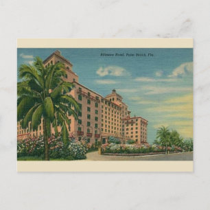 Vintages Biltmore Hotel Palm Beach Florida Postkar Postkarte