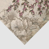 VINTAGES BIRD DECOUPAY SEIDENPAPIER (Ausschnitt)