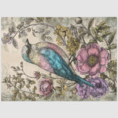 VINTAGES BIRD DECOUPAY SEIDENPAPIER (Vorderseite)