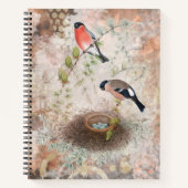 Vintages Bird-Notebook Notizblock (Vorderseite)
