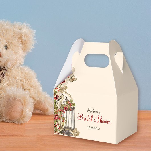 Vintages Birdcage Brautparty Gefälligkeitsboxen Geschenkschachtel