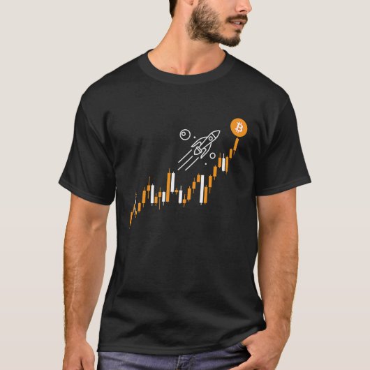 Vintages Bitcoin für Krypto-Devisenhändler T-Shirt (Vorderseite)