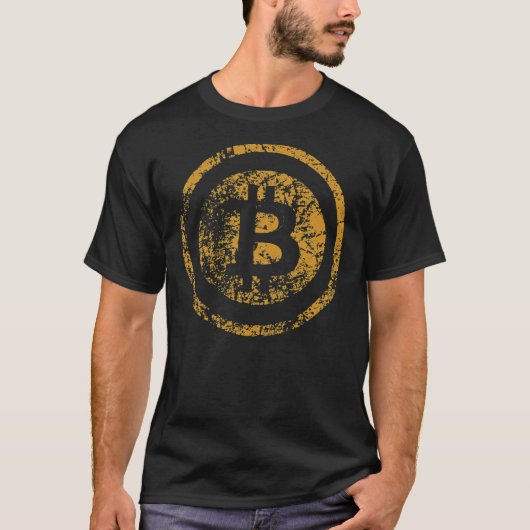 Vintages Bitcoin Logo Grunge Tshirt Essential T-Sh (Vorderseite)