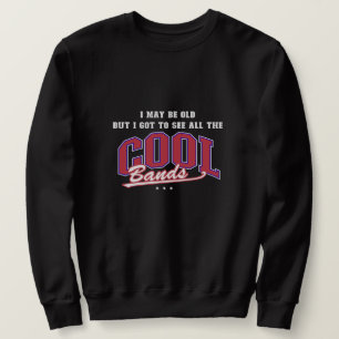 Vintages Black Band Sweatshirt - Perfektes Geschen