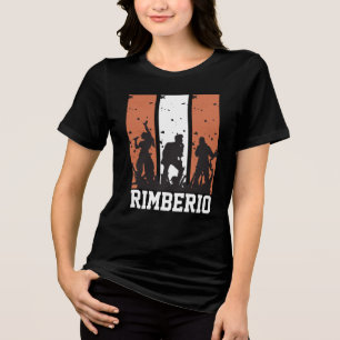Vintages Black & Orange Konzert T-Shirt individuel Tri-Blend Shirt