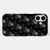 Vintages Black Rotary Phone Case-Mate iPhone Hülle (Rückseite (Horizontal))